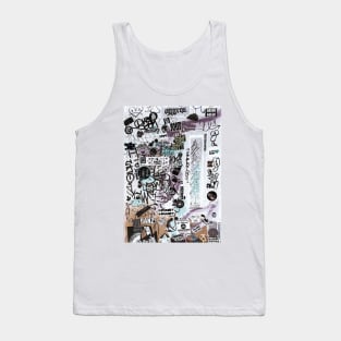 Graffiti Street Art Pop Style NYC Tank Top